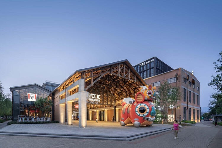 Liugong Hui Mall / CCTN Design + BEIJING SHOUGANG INTERNATIONAL ENGINEERING TECHNOLOGY - Exterior Photography, Facade, Windows