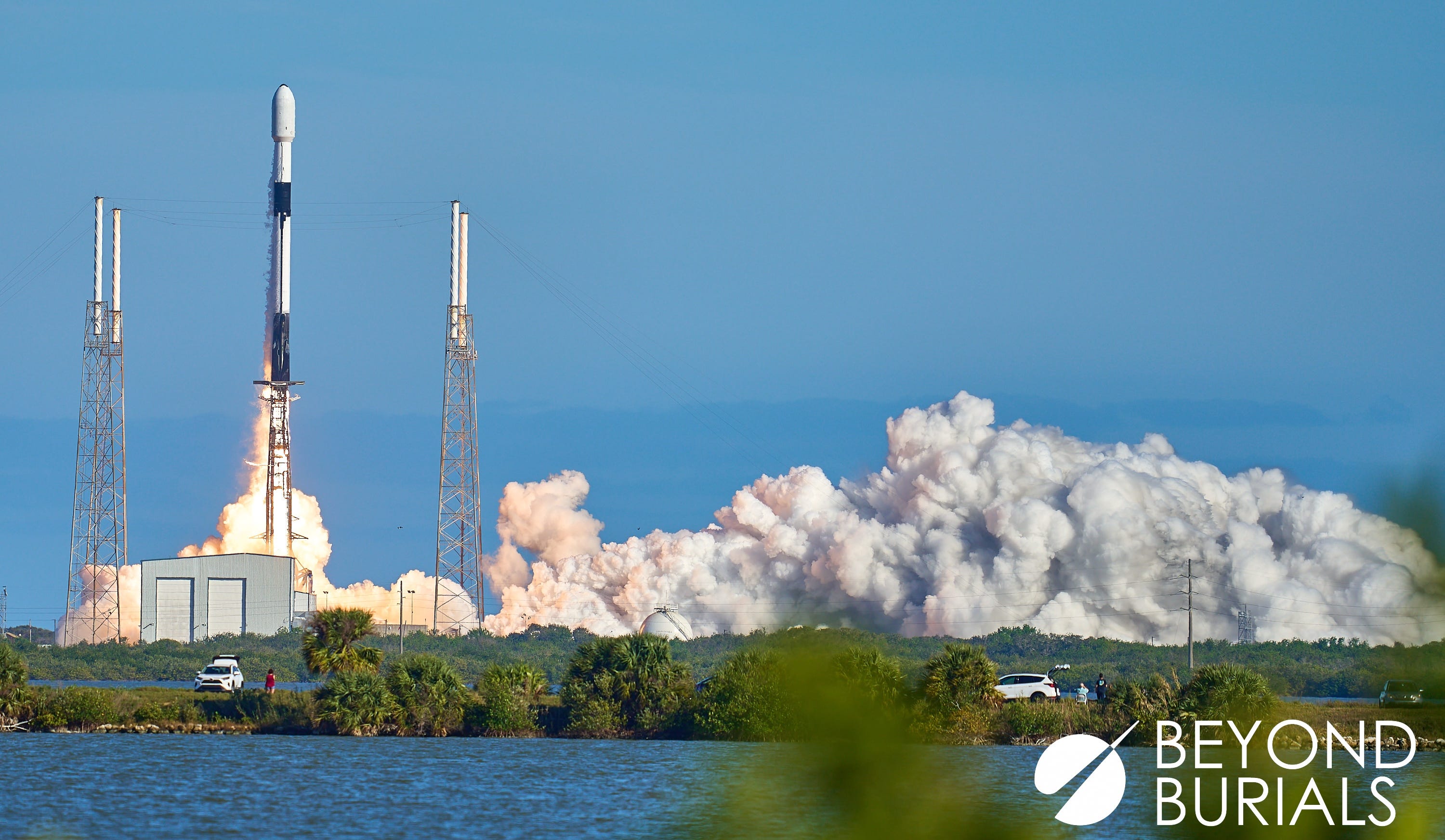 SpaceX rocket launch on Jan. 3 in Cape Canaveral Florida. The rocket was carrying the ashes of the late John Hutton, who died on Jan. 27, 2022, at the age of 74.