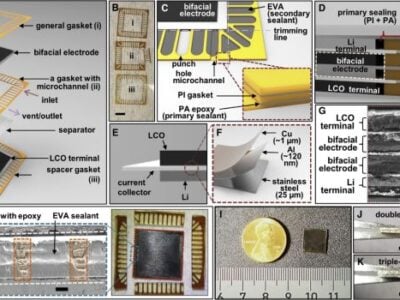 Powerful microbattery benefits from novel design